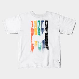 Llama Paint Kids T-Shirt